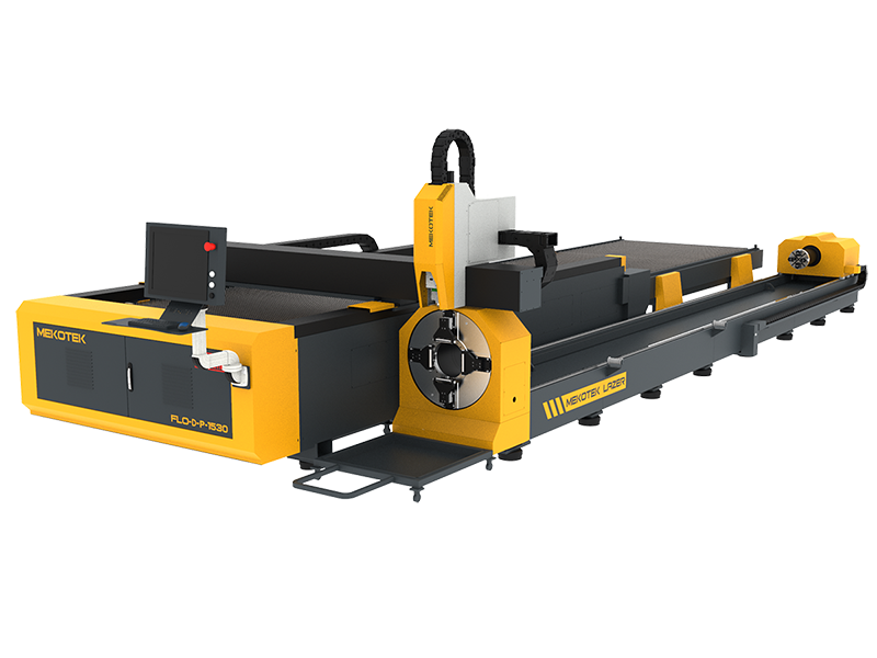 FLO-P-D 1530 – Open Type, Double Table & Pipe Profile Fiber Laser