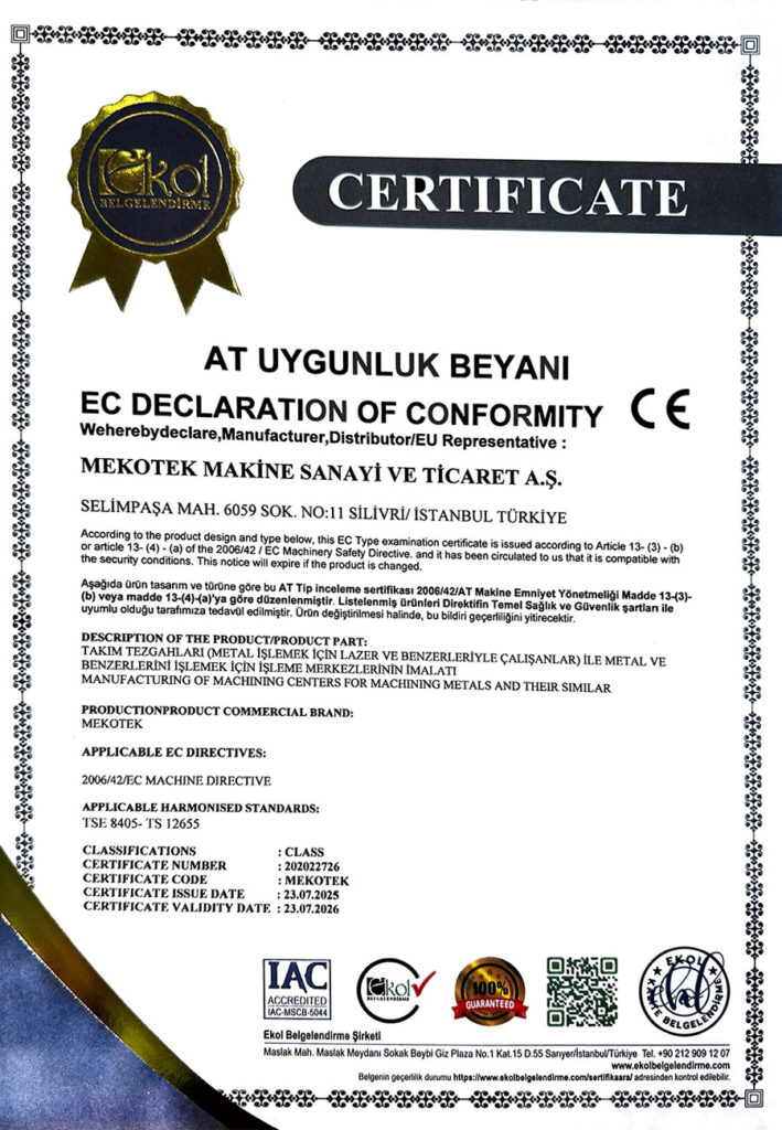 AT Uygunluk Beyanı