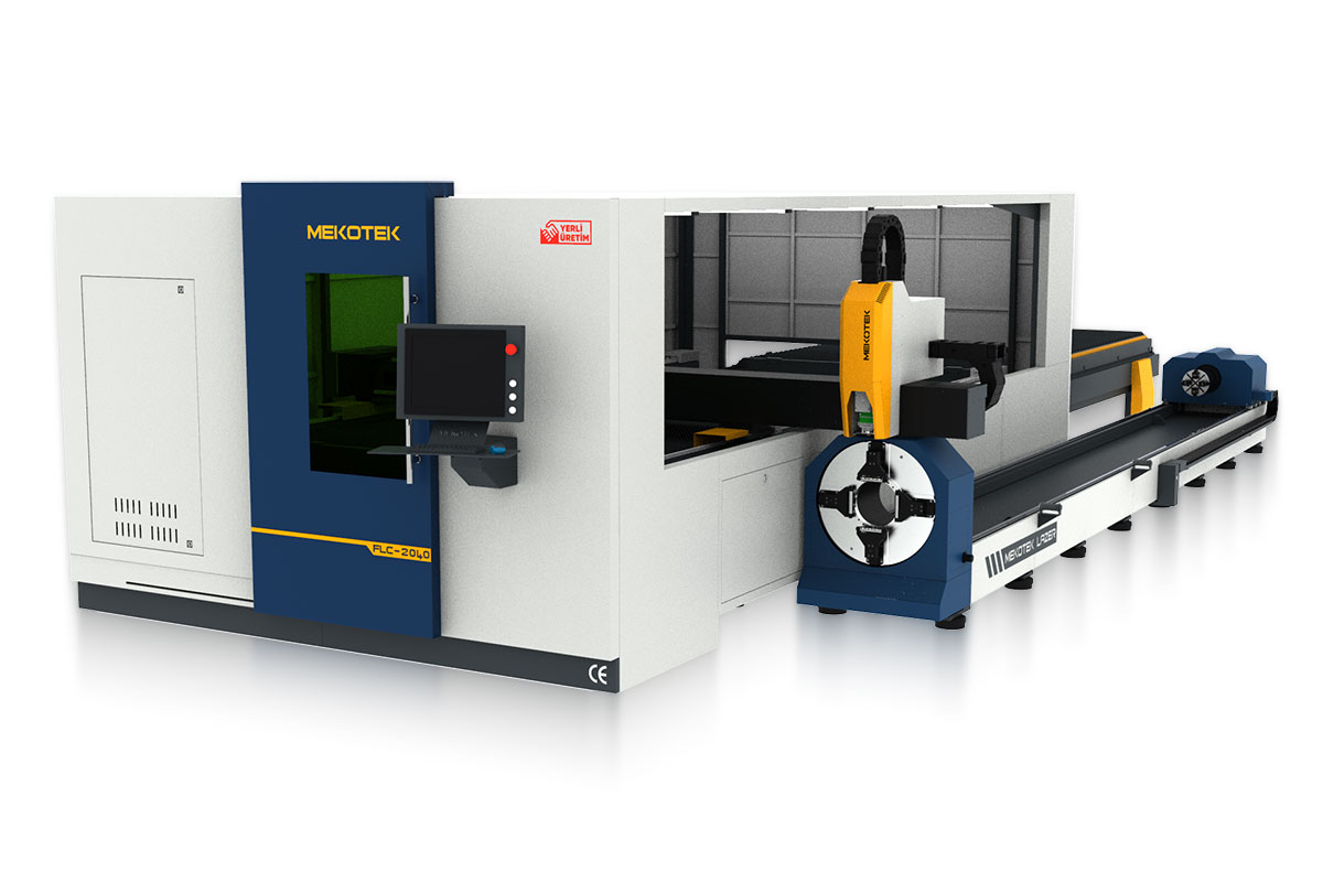 FLC-P-2040 Enclosed-Type & Tube Profile Fiber Laser Cutting Machine